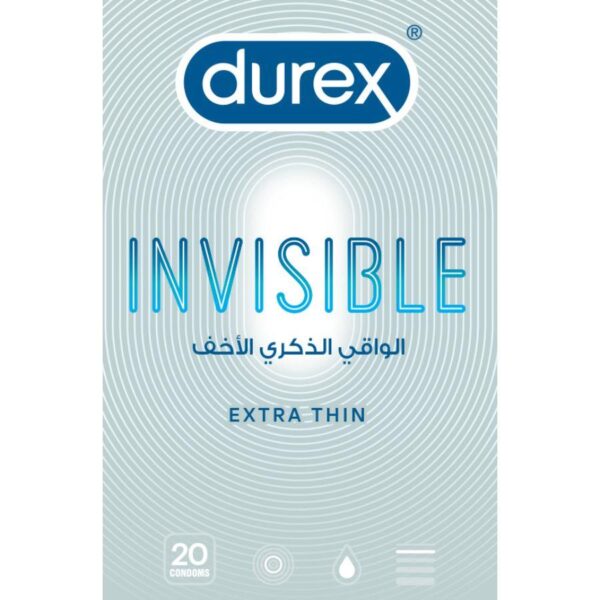 Durex invisible extra thin condoms 20s